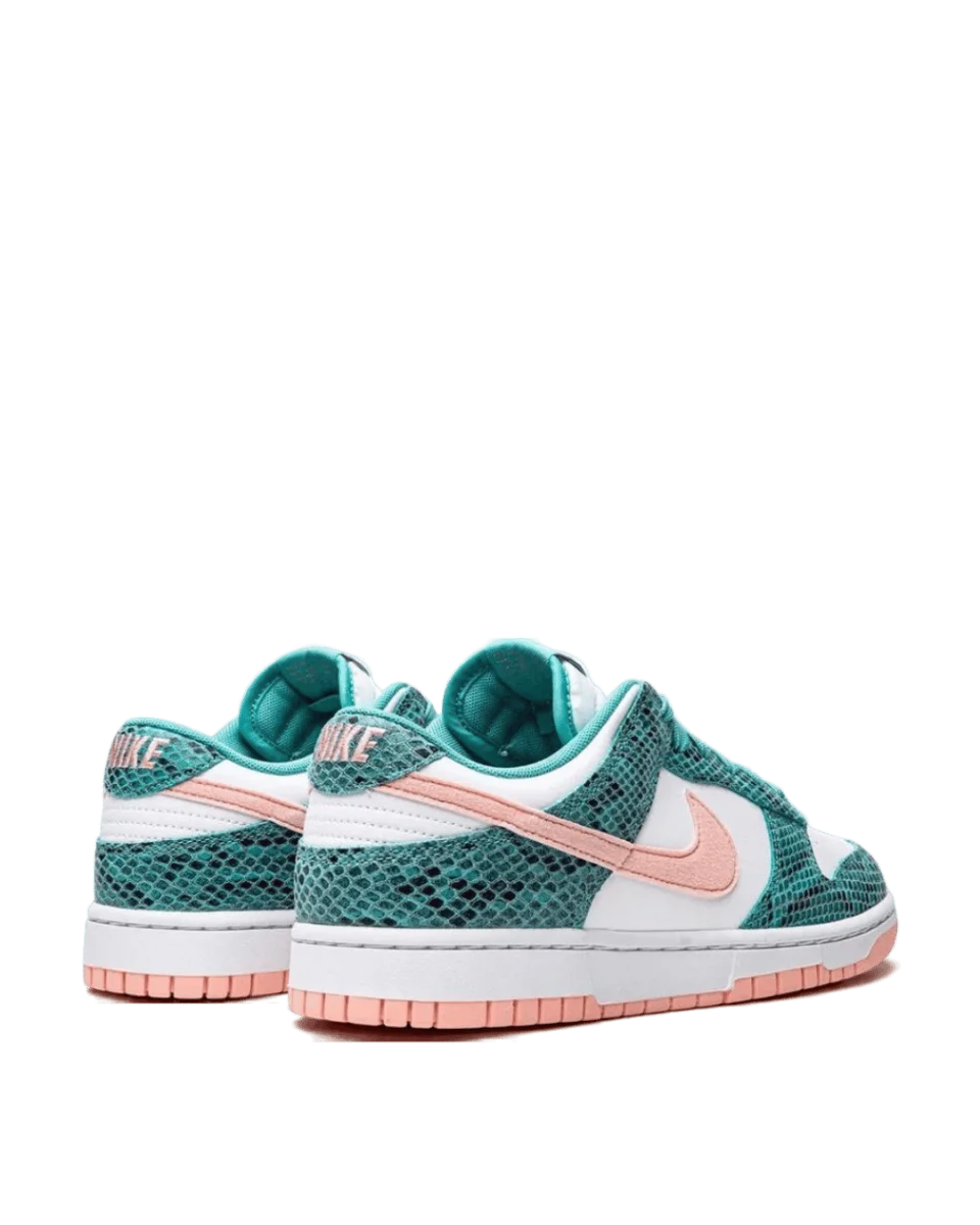 Nike Dunk Low Snakeskin "Washed Teal/Bleached Coral" — image 3