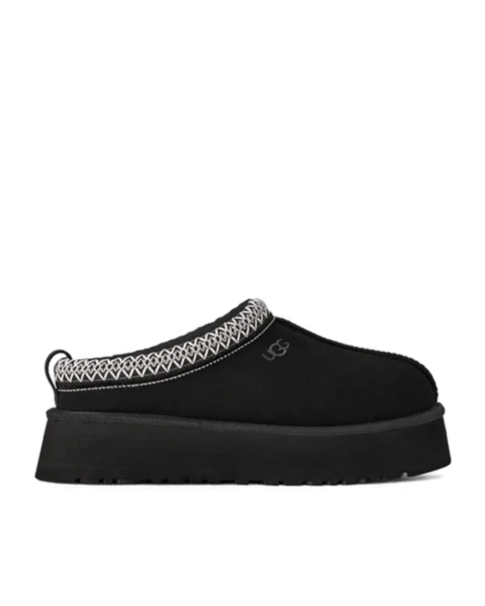 UGG Tazz Platform Slipper "Black Suede"