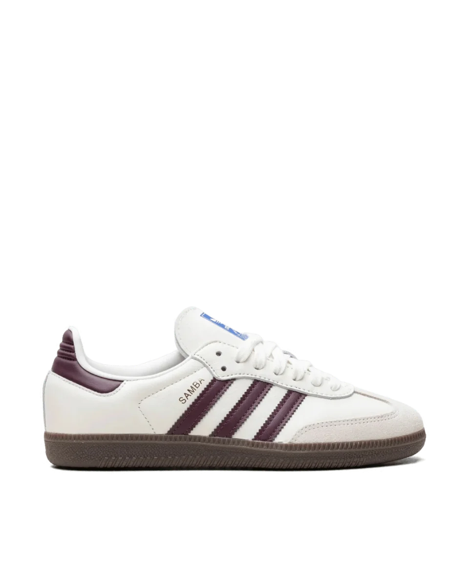 Adidas Samba OG "Cloud White/Maroon"