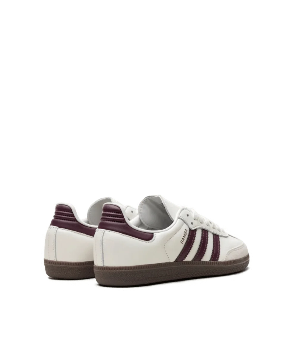 Adidas Samba OG "Cloud White/Maroon" — image 3