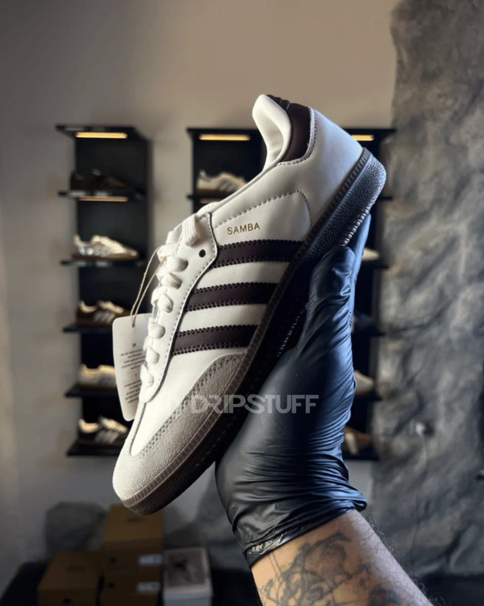 Adidas Samba OG "Cloud White/Maroon" — image 4