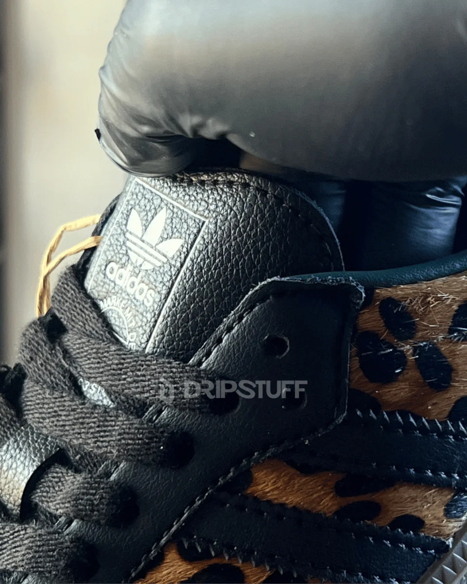 Adidas Samba OG "Black and green / Leopard print pony Hair" — image 5