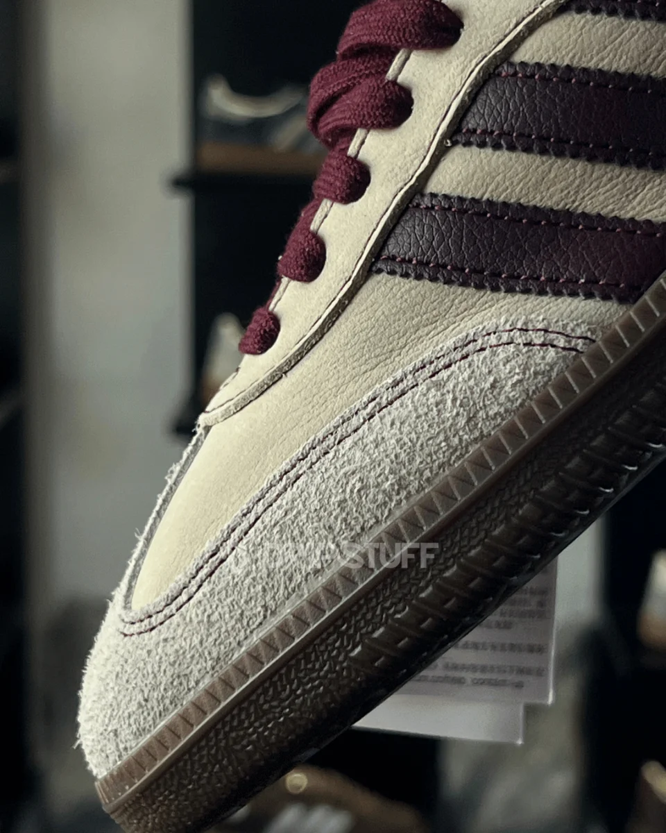 Adidas Samba OG "Wonder White/Maroon" — image 5