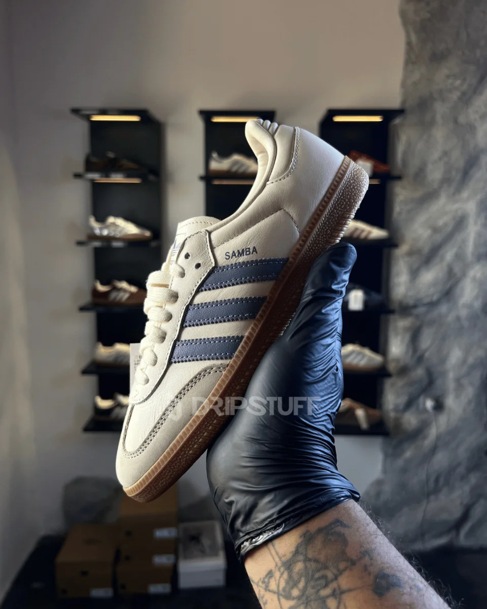 Adidas Samba OG "Cream White and Silver Violet" — image 3