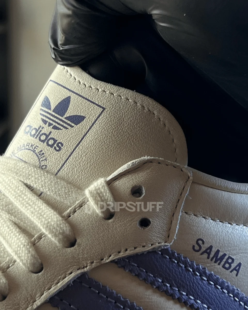 Adidas Samba OG "Cream White and Silver Violet" — image 4