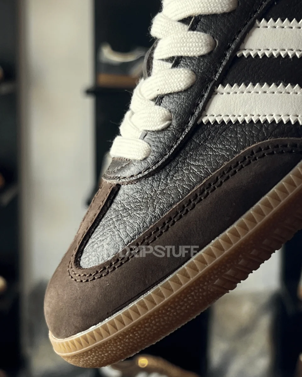 Adidas Samba OG "Dark Brown / Off White" — image 4