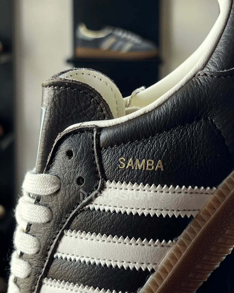 Adidas Samba OG "Dark Brown / Off White" — image 5